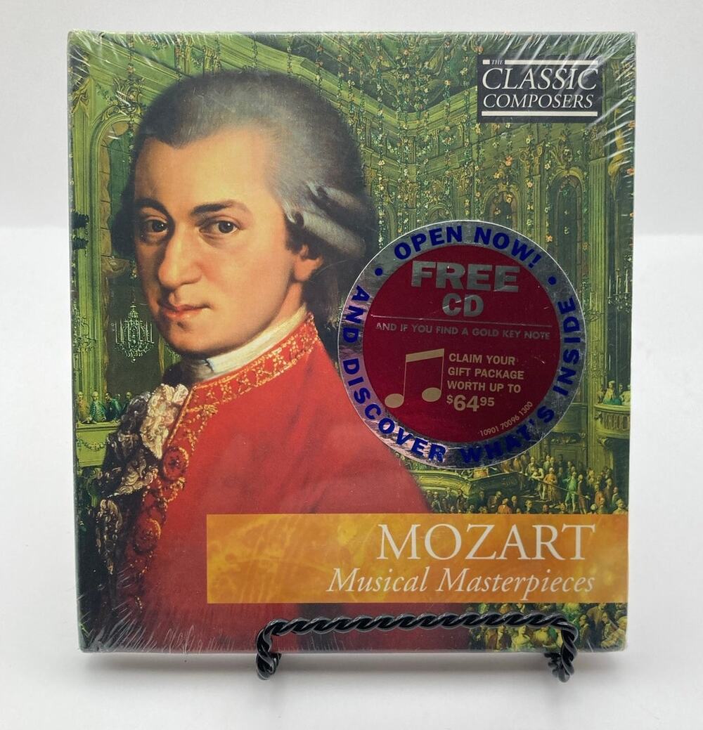 Mozart Musical Masterpieces Classic Composers, CD and Book Volume 3 New Sealed